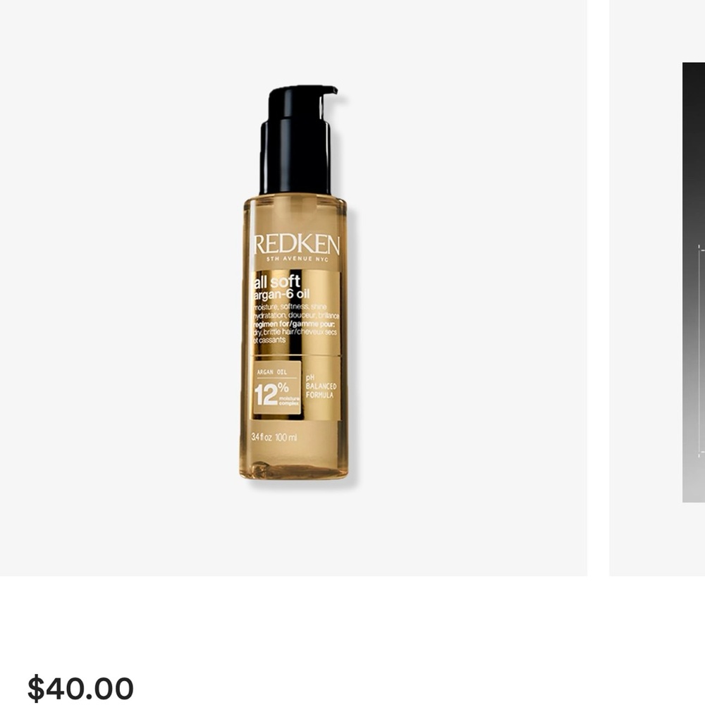 Redken all soft argon oil. New never been used.